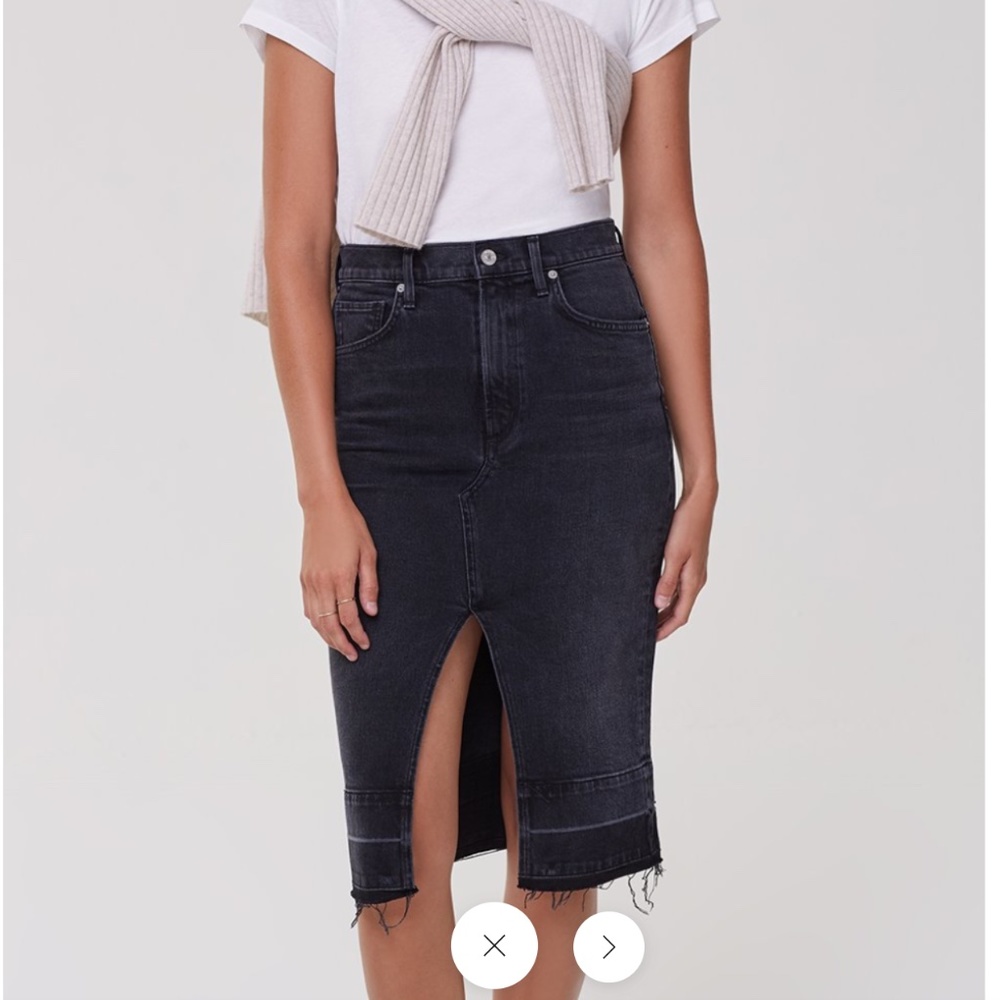 Citizens of Humanity Midi Jean Skirt- size 28/6